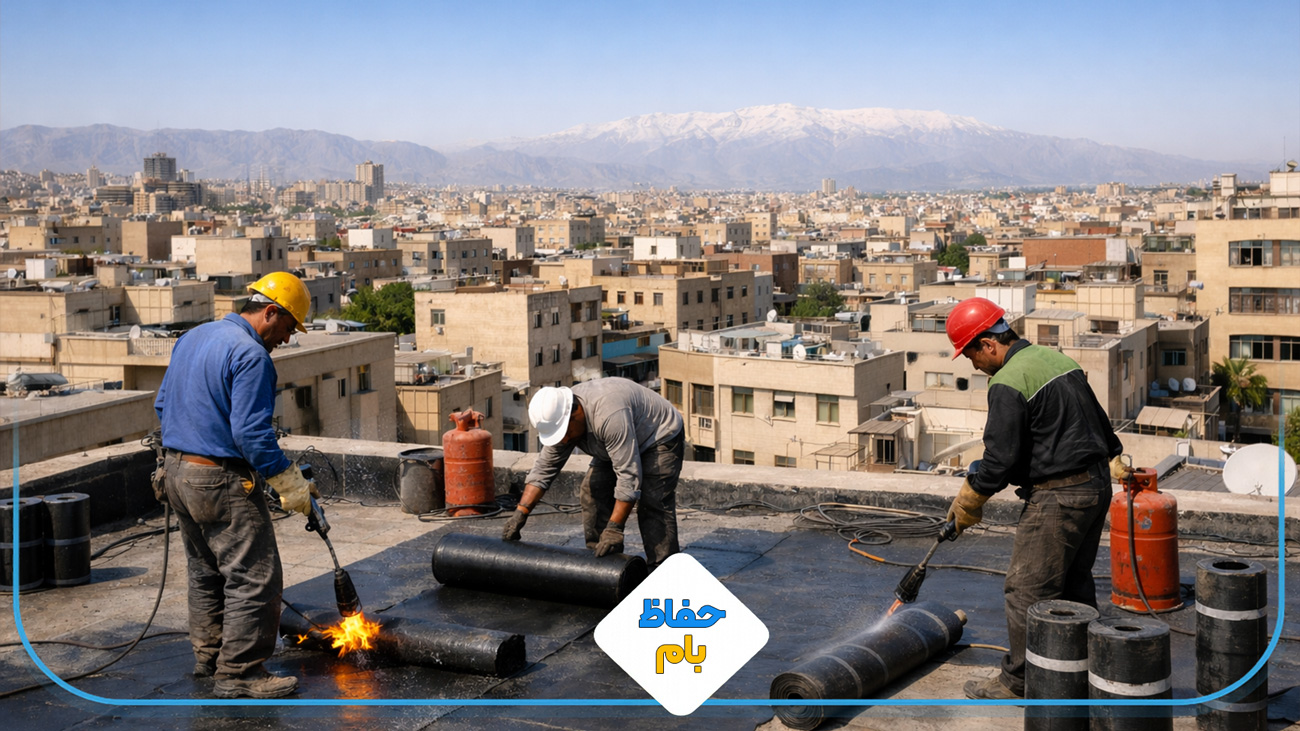 نصب ایزوگام در جنوب تهران 2
